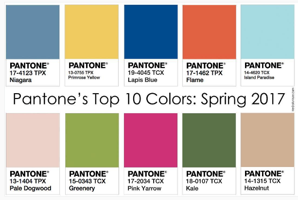 Pantone anuncia as cores de 2017