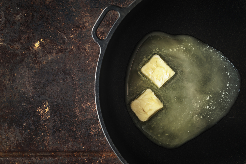 Manteiga derretida - Arroz cremoso com shimeji